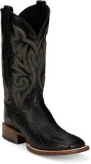 Justin Boot Pascoe Cowboy Classic  Smooth in Black